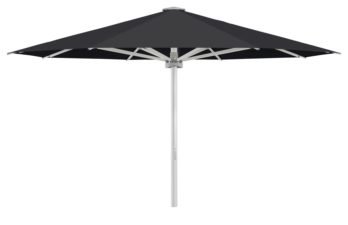 Glatz Großschirm - PALAZZO Noblesse/E, Gestell Aluminium natureloxiert, Ø 400 cm - Ø 700 cm, Motor - rund