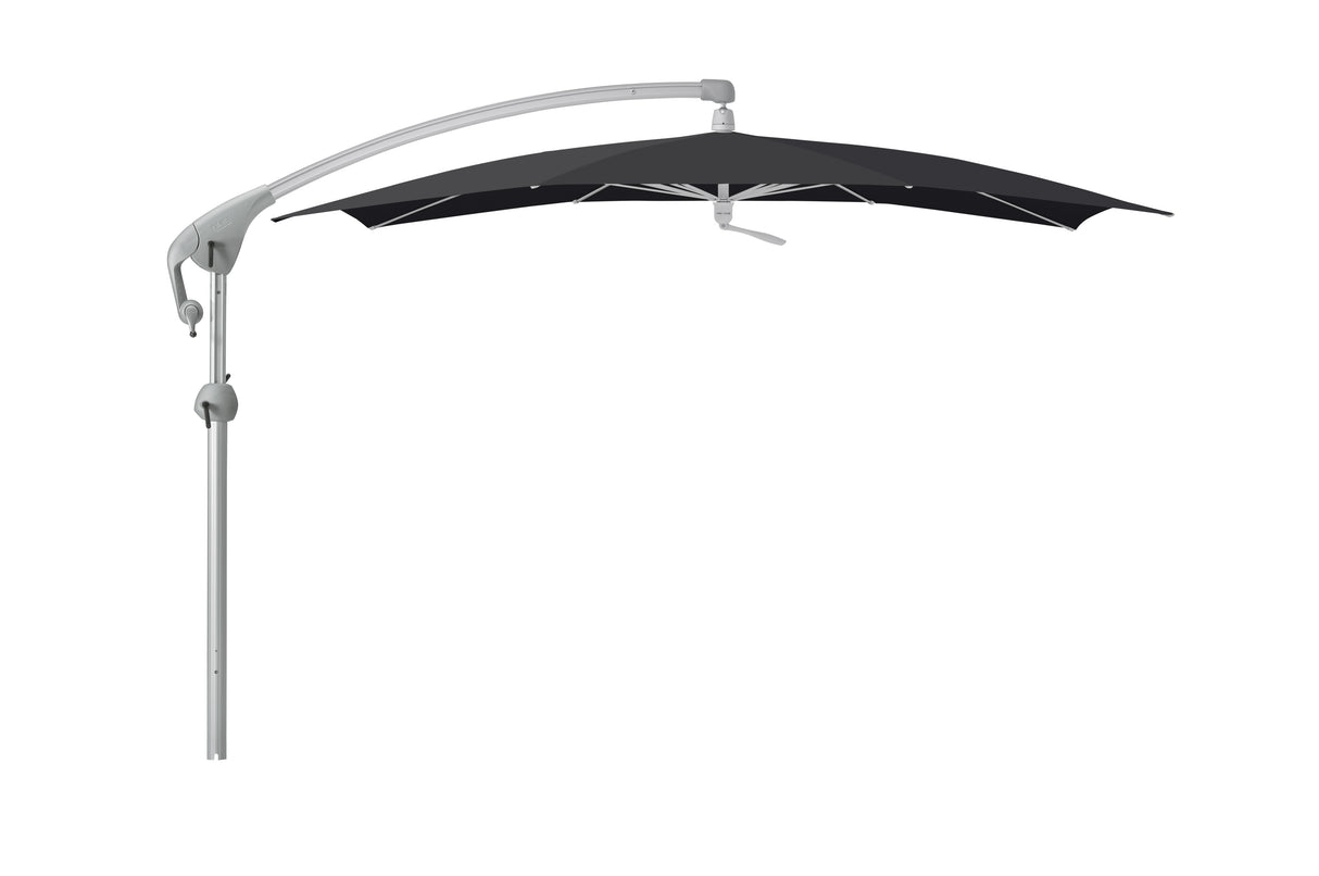 Glatz PENDALEX P+ Sonnenschirm, Gestell Aluminium natureloxiert - rechteckig