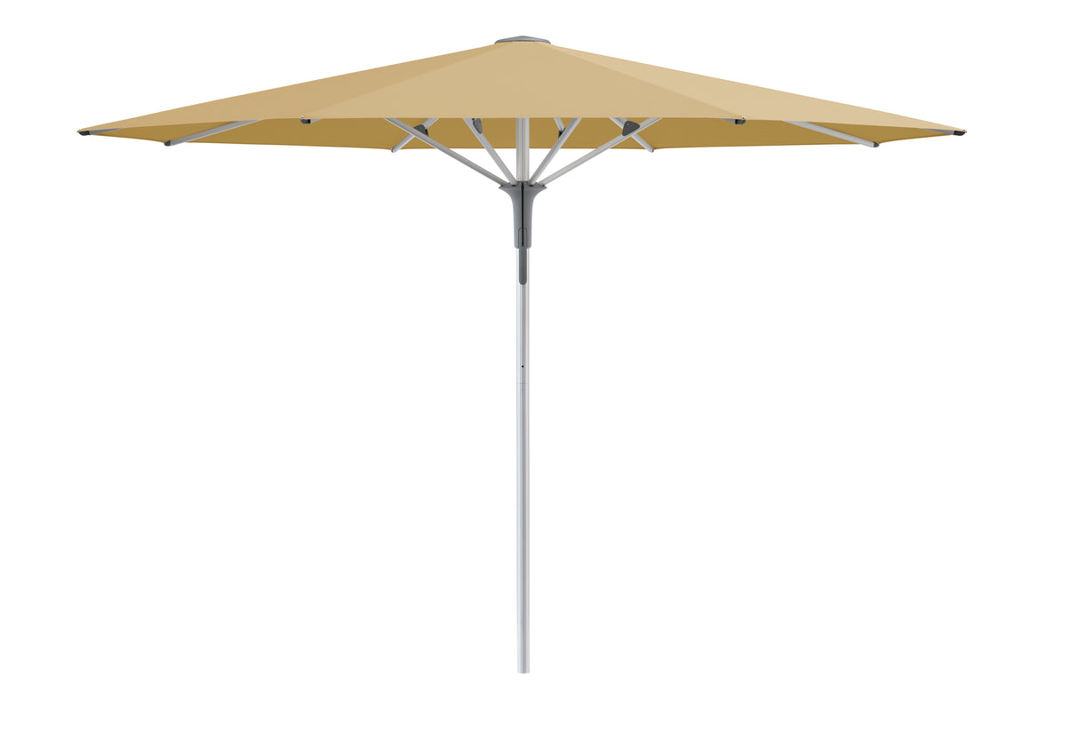 Glatz Gastronomieschirm - FORTERO Pro, Gestell Aluminium natureloxiert, Ø 350 cm, rund