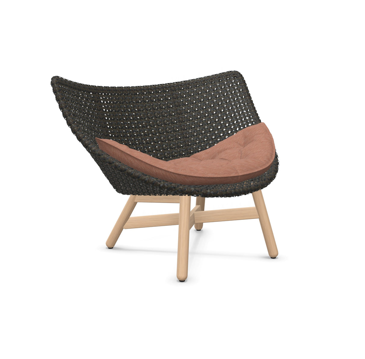 DEDON MBRACE Lounge Sessel Teak Gestell - Geflecht Arabica