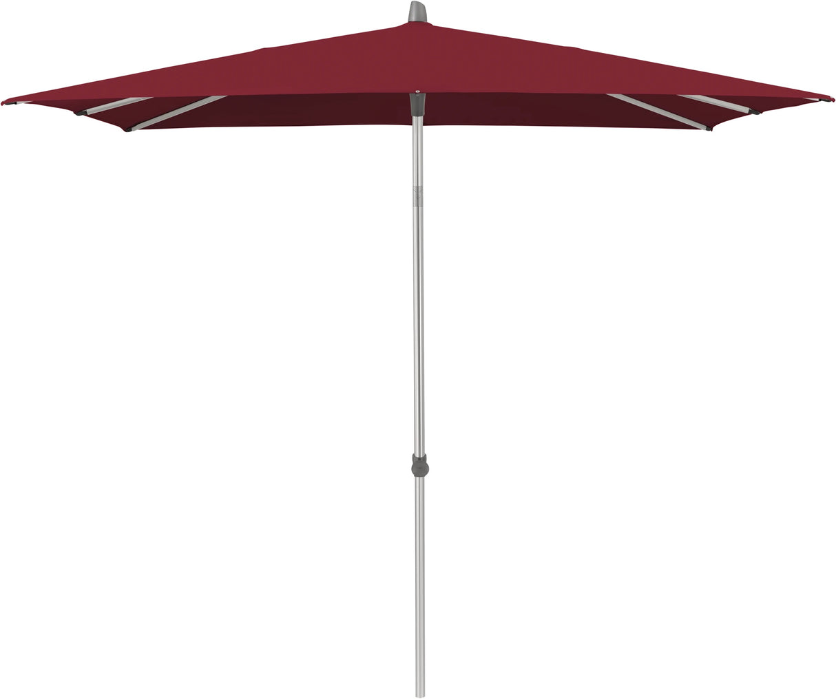 Glatz ALU-SMART Sonnenschirm, Gestell Aluminium natureloxiert - rechteckig