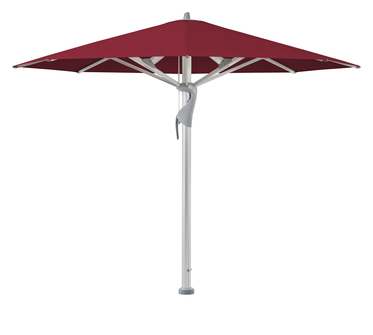 Glatz Großschirm - CASTELLO Pro, Gestell Aluminium natureloxiert, Ø 350 cm - Ø 600 cm, rund