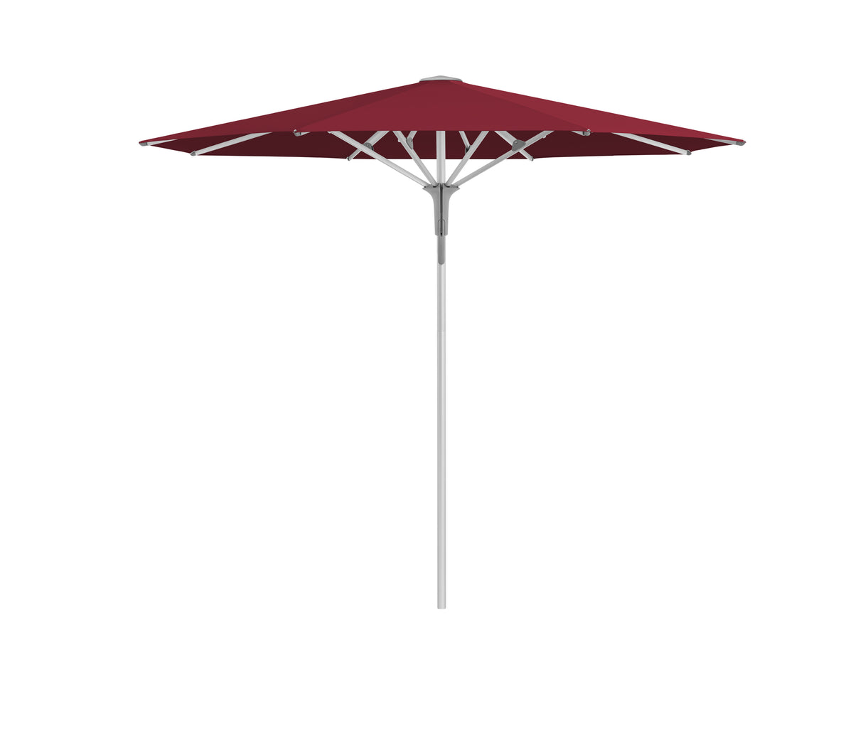 Glatz Gastronomieschirm - FORTINO Pro, Gestell Aluminium natureloxiert, Ø 250 cm - Ø 300 cm, rund