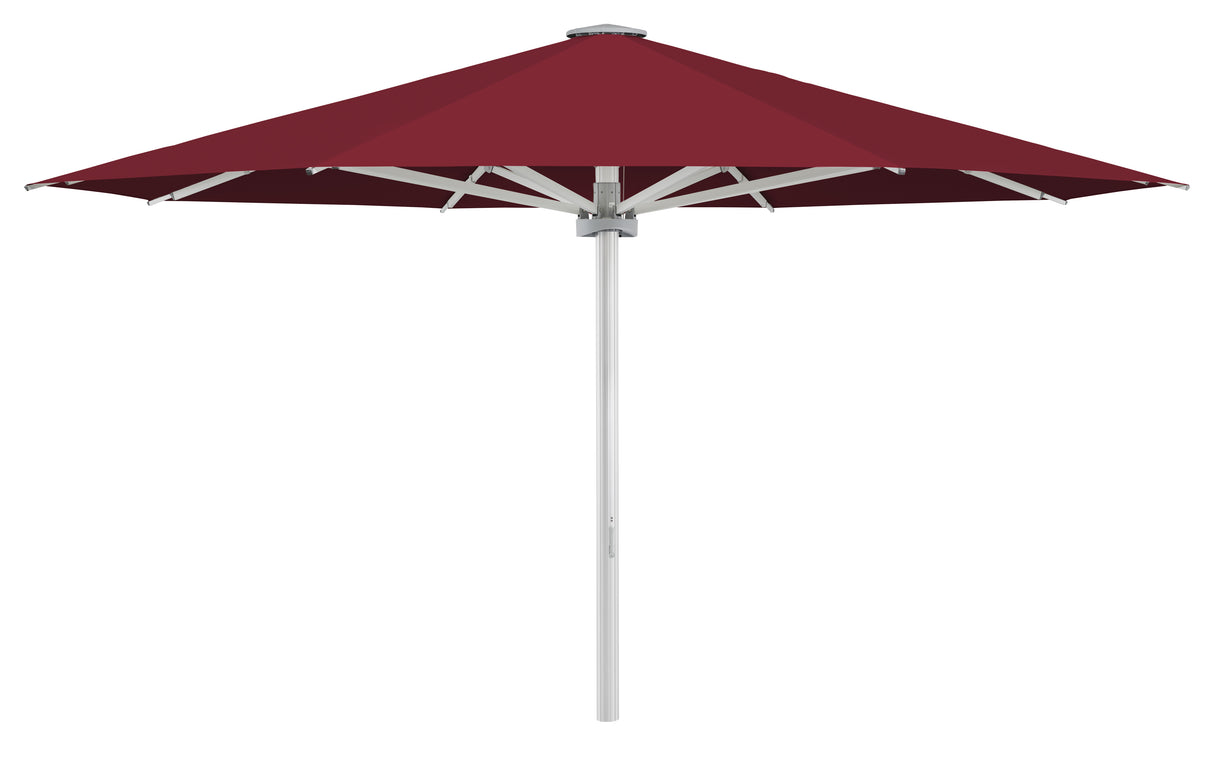 Glatz Großschirm - PALAZZO Noblesse/E, Gestell Aluminium natureloxiert, Ø 400 cm - Ø 700 cm, Motor - rund