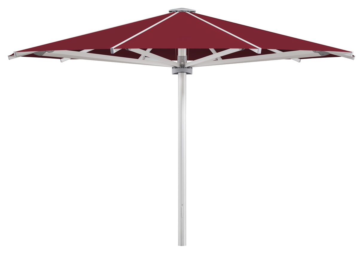 Glatz Großschirm - PALAZZO Royal/E, Gestell Aluminium natureloxiert, Ø 500 cm - Ø 800 cm, mit Motor rund