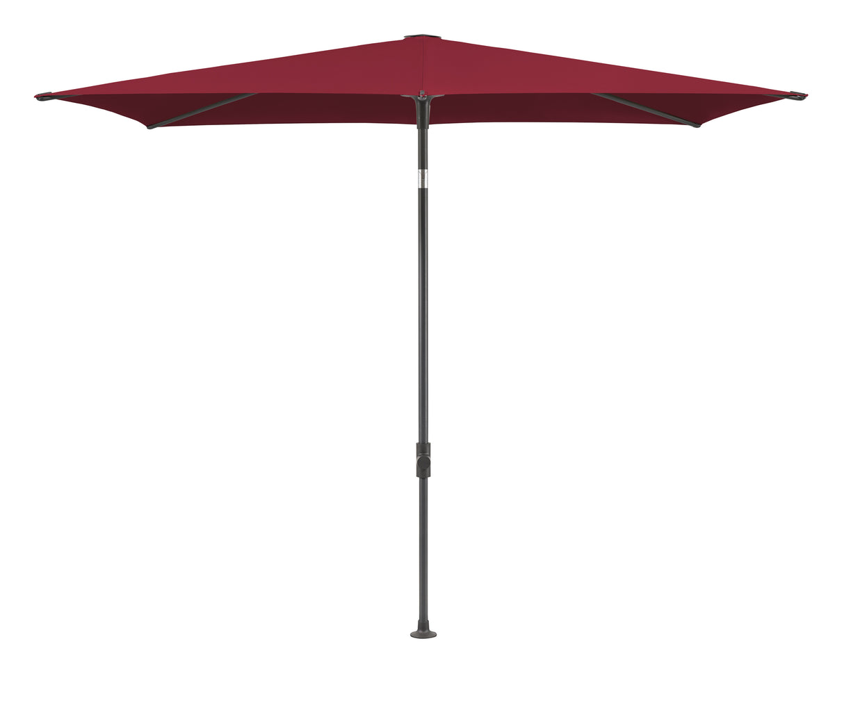 Glatz SMART Sonnenschirm anthrazit pulverbeschichtet - rechteckig