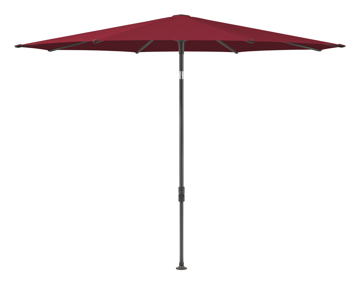 Glatz SMART Sonnenschirm anthrazit pulverbeschichtet - rund