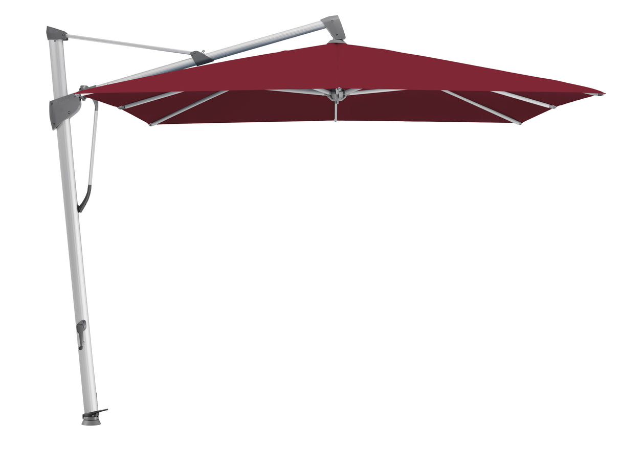 Glatz SOMBRANO Sonnenschirm, Gestell Aluminium natureloxiert - quadratisch