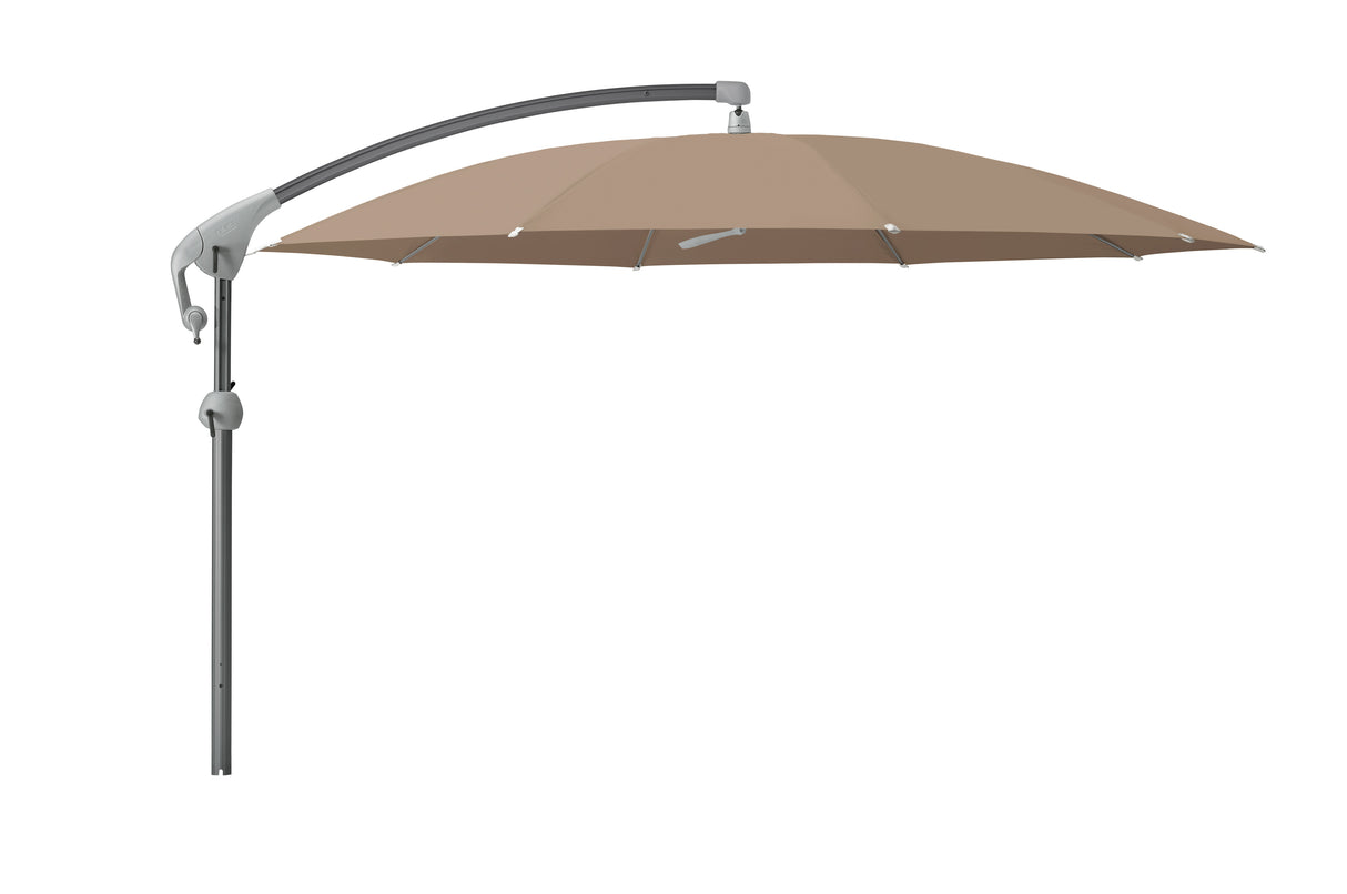 Glatz PENDALEX P+ Sonnenschirm, Gestell Aluminium, anthrazit pulverbeschichtet - rund