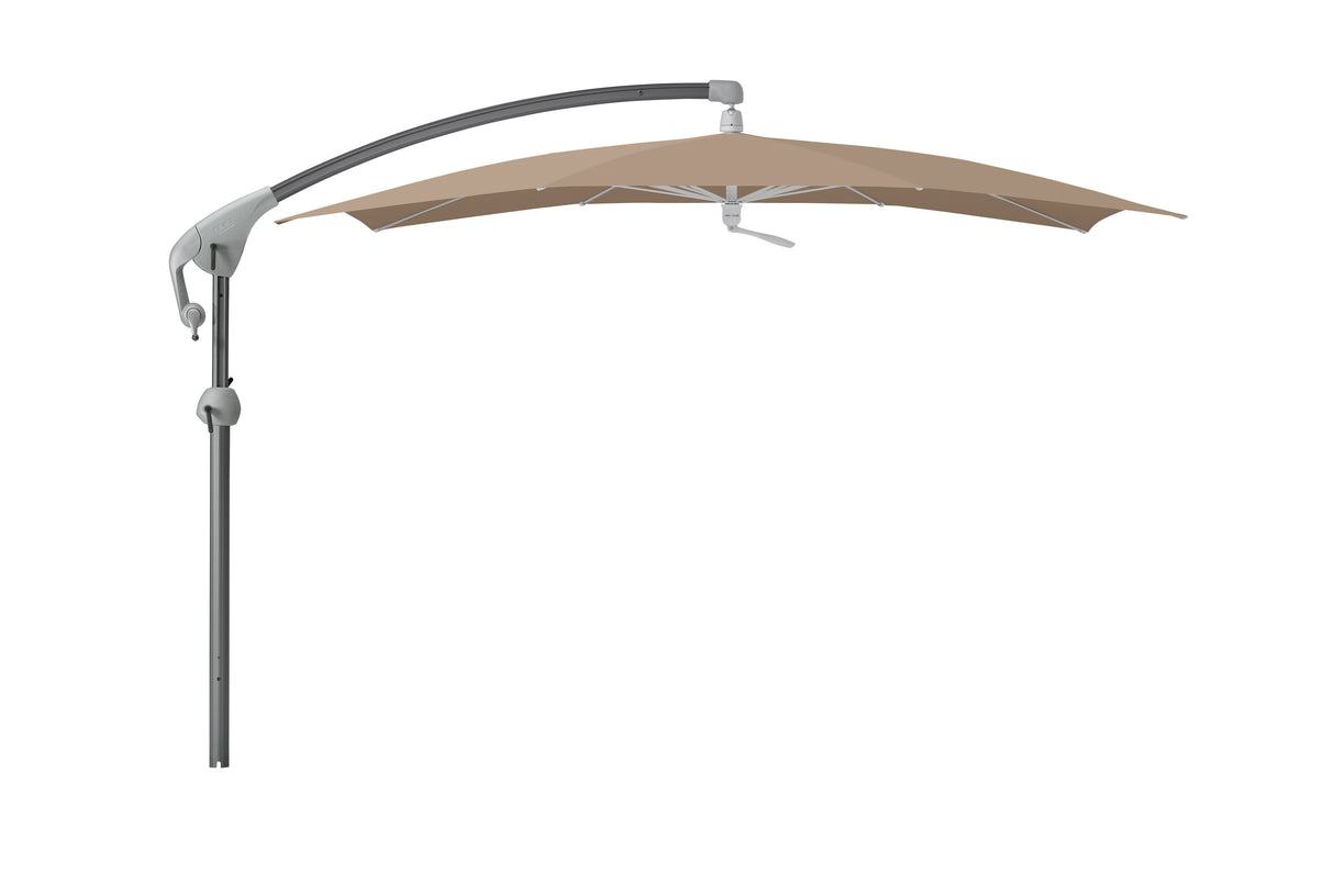 Glatz PENDALEX P+ Sonnenschirm, Gestell Aluminium, anthrazit pulverbechichtet- rechteckig