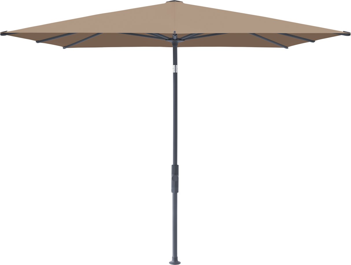 Glatz VITA Torna - Sonnenschirm - Gestell Aluminium, seidengrau oder anthrazit pulverbeschichtet, 240 x 240,210 x 150 & 250 x 200 cm