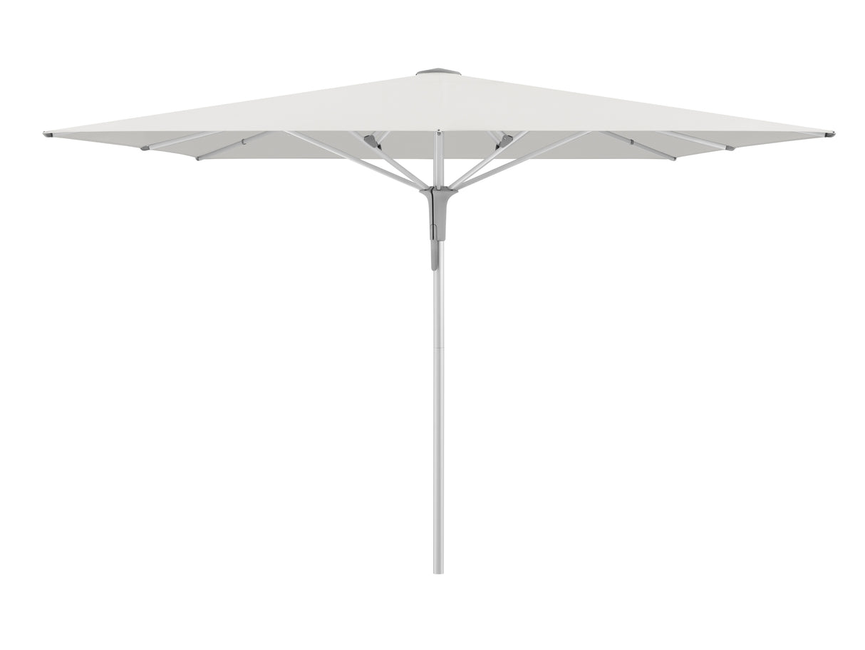 Glatz Gastronomieschirm - FORTERO Pro, Gestell Aluminium natureloxiert, 300 x 300 cm, quadratisch