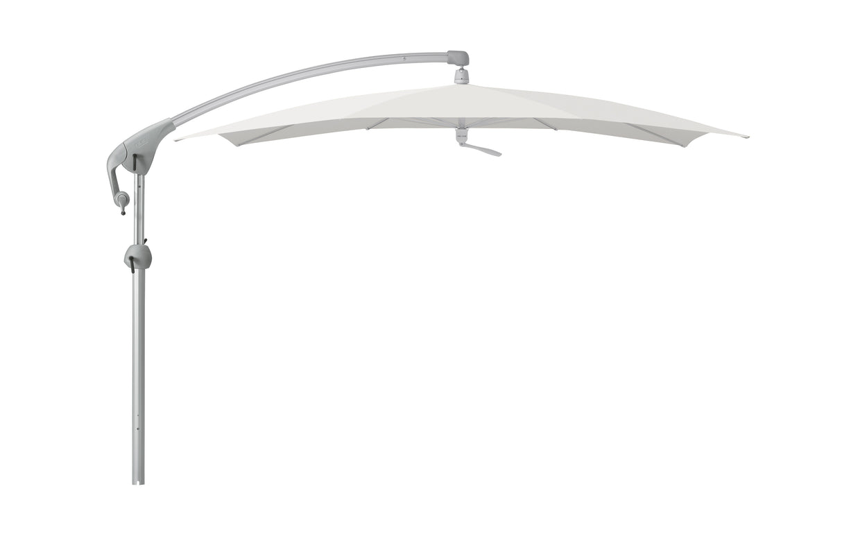 Glatz PENDALEX P+ Sonnenschirm, Gestell Aluminium natureloxiert - rechteckig