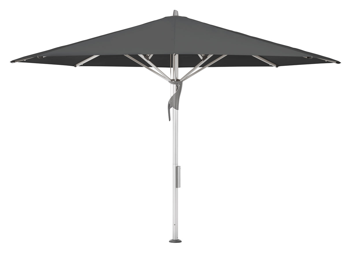 Glatz Gastronomieschirm - FORTELLO LED, Gestell Aluminium natureloxiert, Ø 400 cm , rund