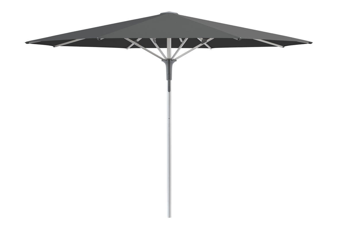 Glatz Gastronomieschirm - FORTERO Pro, Gestell Aluminium natureloxiert, Ø 350 cm, rund