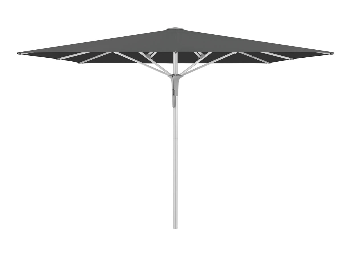 Glatz Gastronomieschirm - FORTERO Pro, Gestell Aluminium natureloxiert, 300 x 200 - 350 x 250 cm, rechteckig