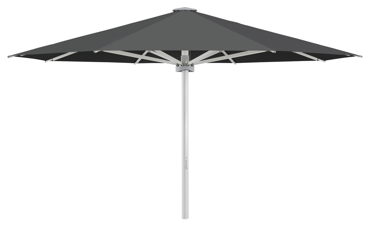 Glatz Großschirm - PALAZZO Noblesse/E, Gestell Aluminium natureloxiert, Ø 400 cm - Ø 700 cm, Motor - rund