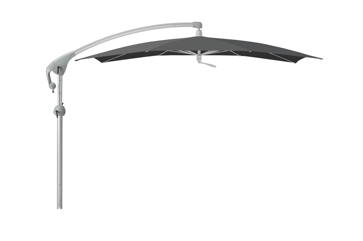 Glatz PENDALEX P+ Sonnenschirm, Gestell Aluminium natureloxiert - rechteckig