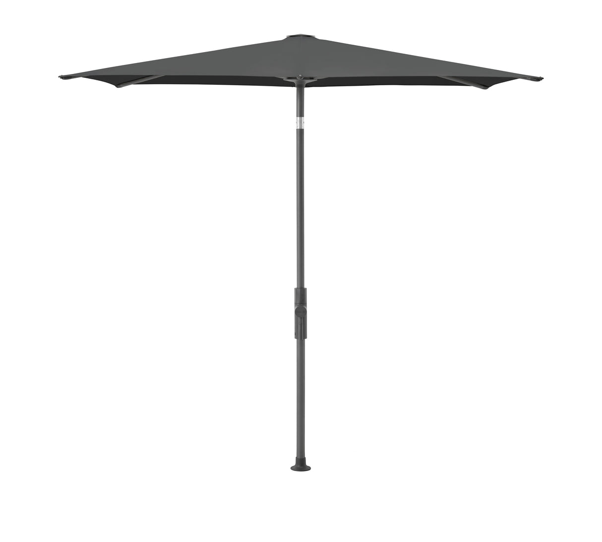 Glatz TWIST Sonnenschirm anthrazit pulverbeschichtet - quadratisch