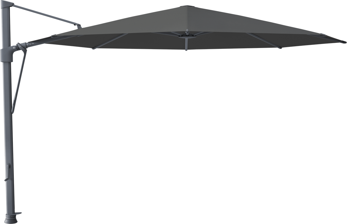 Glatz VITA Sfera Ampelschirm, Gestell Aluminium, seidengrau oder anthrazit pulverbeschichtet, Ø 375 cm