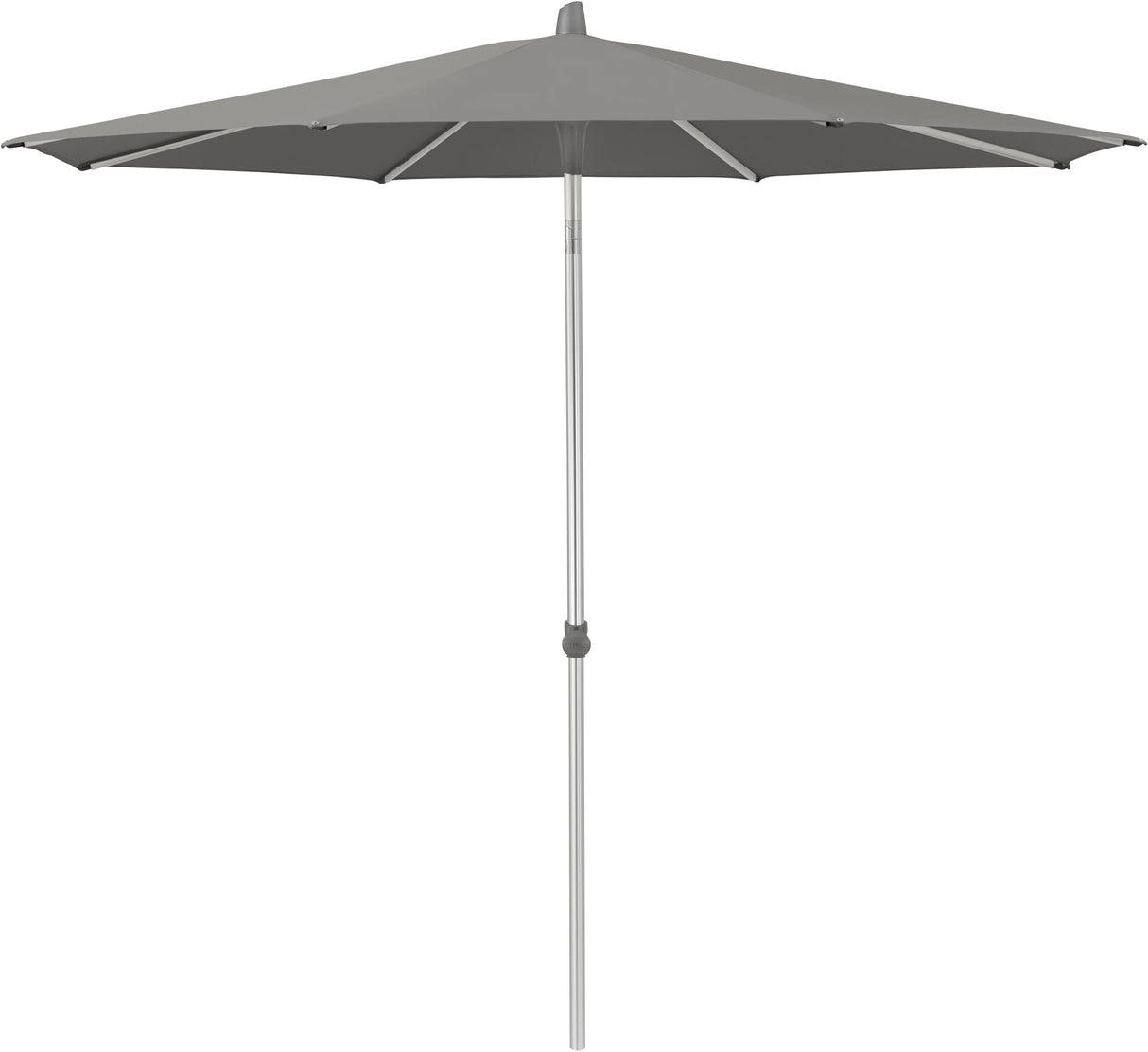 Glatz ALU-SMART Sonnenschirm, Gestell Aluminium natureloxiert - rund