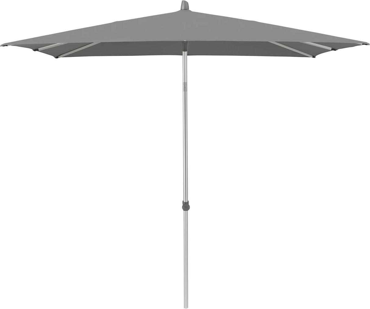 Glatz ALU-SMART Sonnenschirm, Gestell Aluminium natureloxiert - rechteckig