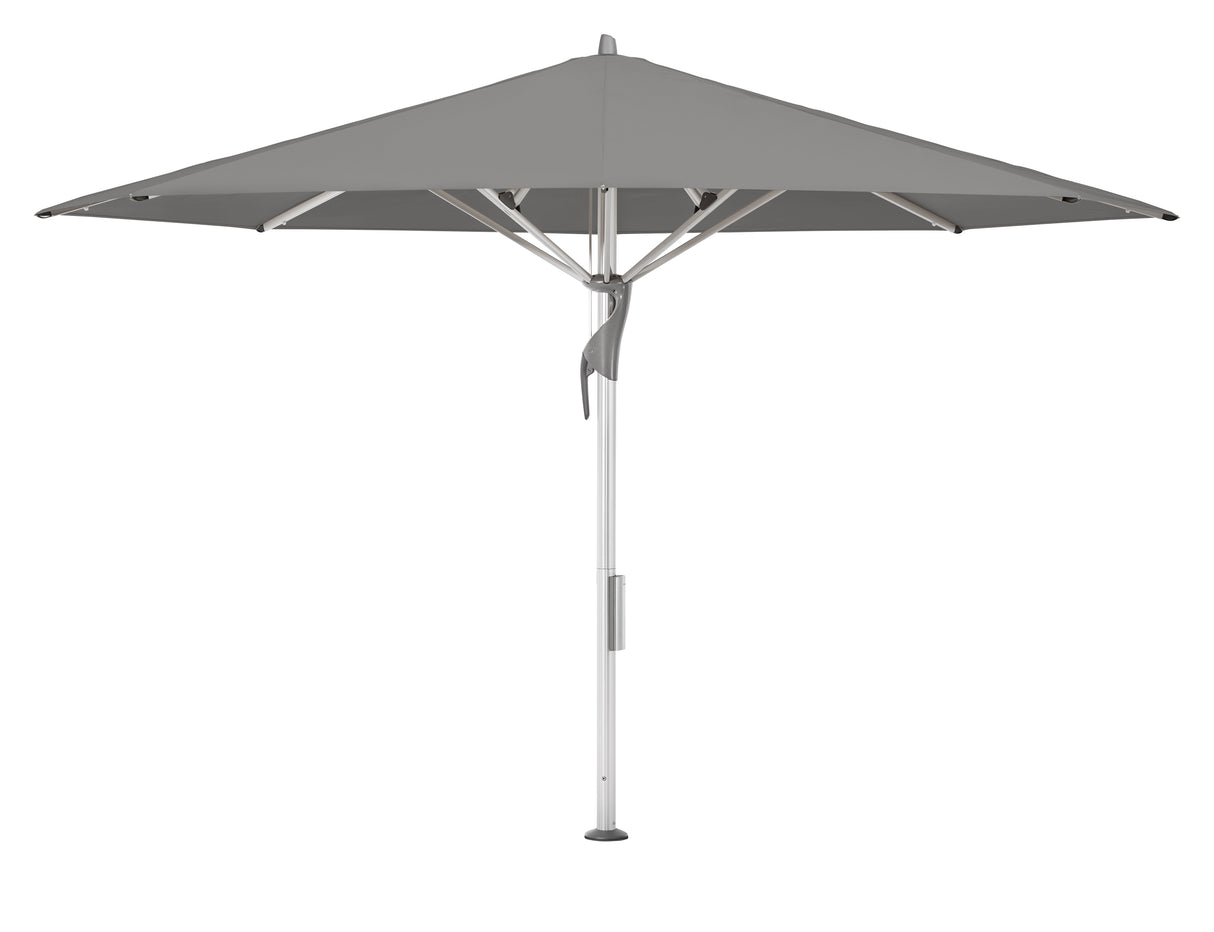 Glatz Gastronomieschirm - FORTELLO LED, Gestell Aluminium natureloxiert, Ø 400 cm , rund