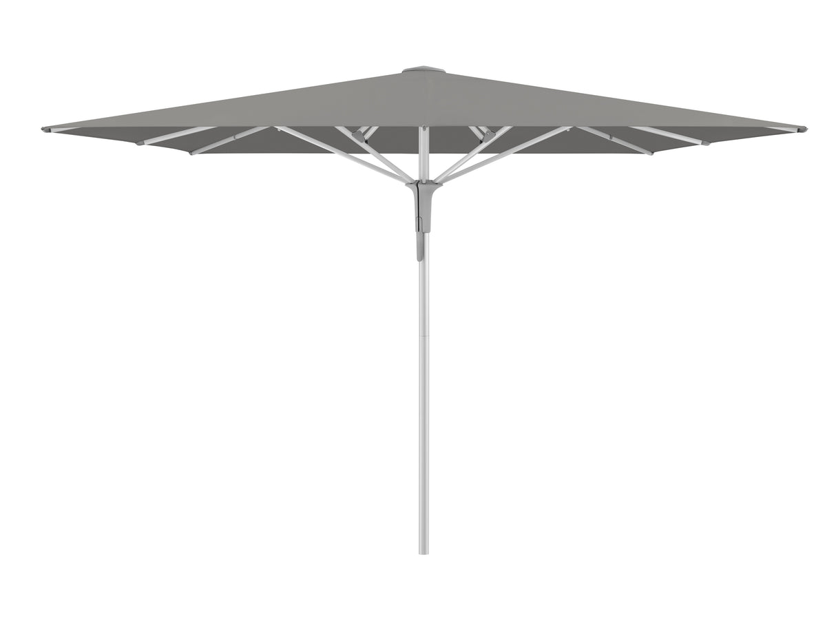 Glatz Gastronomieschirm - FORTERO Pro, Gestell Aluminium natureloxiert, 300 x 300 cm, quadratisch