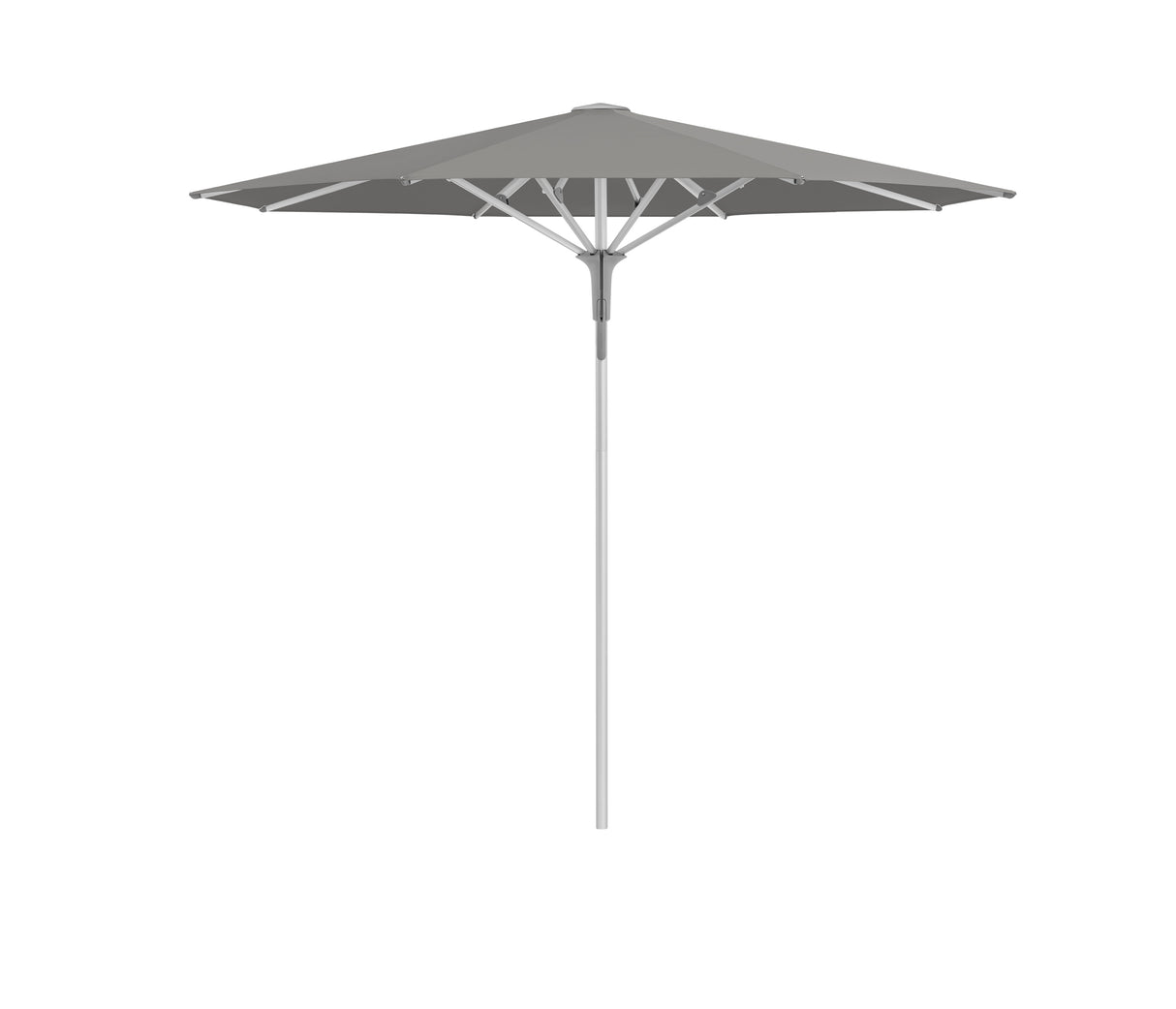 Glatz Gastronomieschirm - FORTINO Pro, Gestell Aluminium natureloxiert, Ø 250 cm - Ø 300 cm, rund