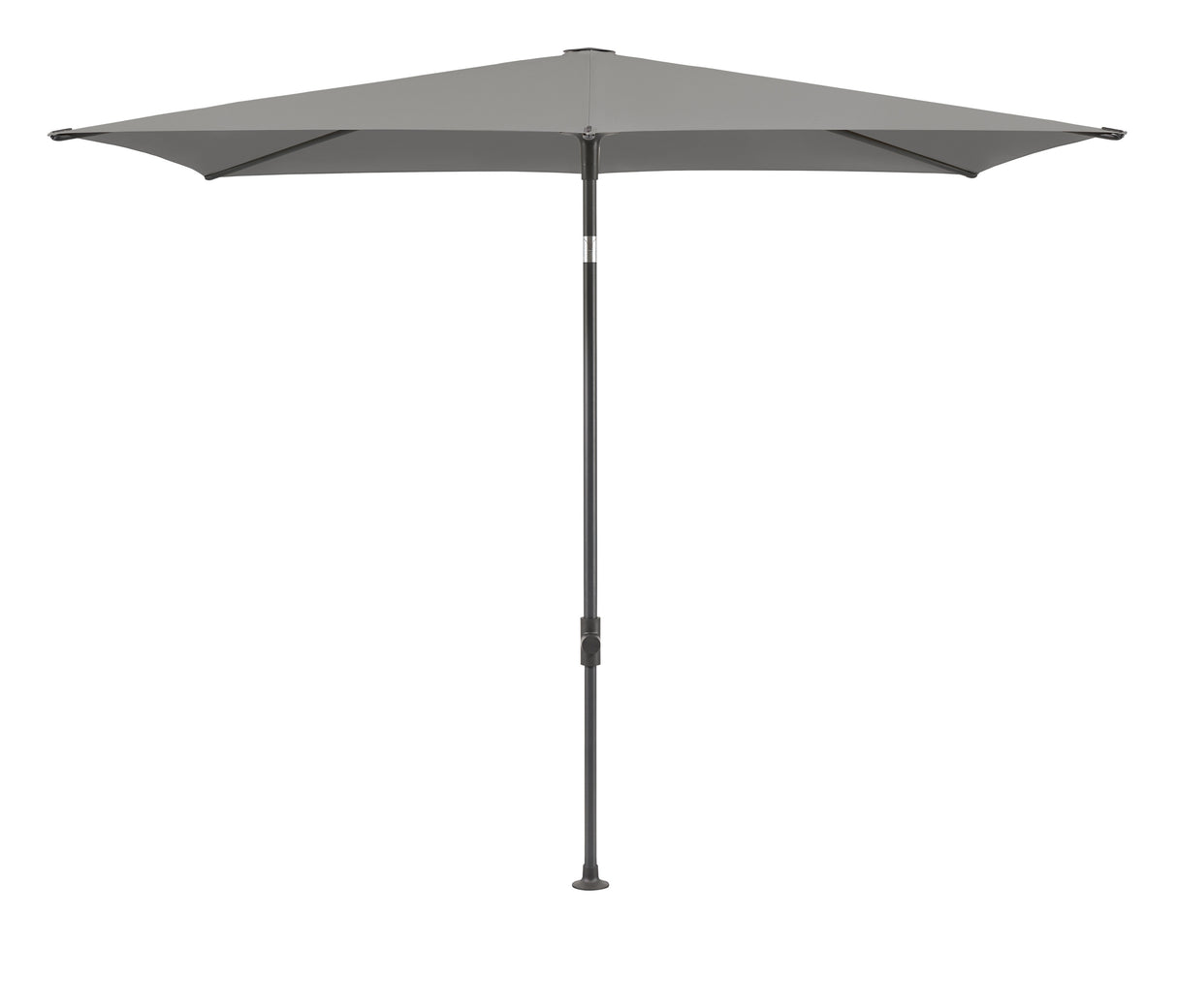 Glatz SMART Sonnenschirm anthrazit pulverbeschichtet - rechteckig