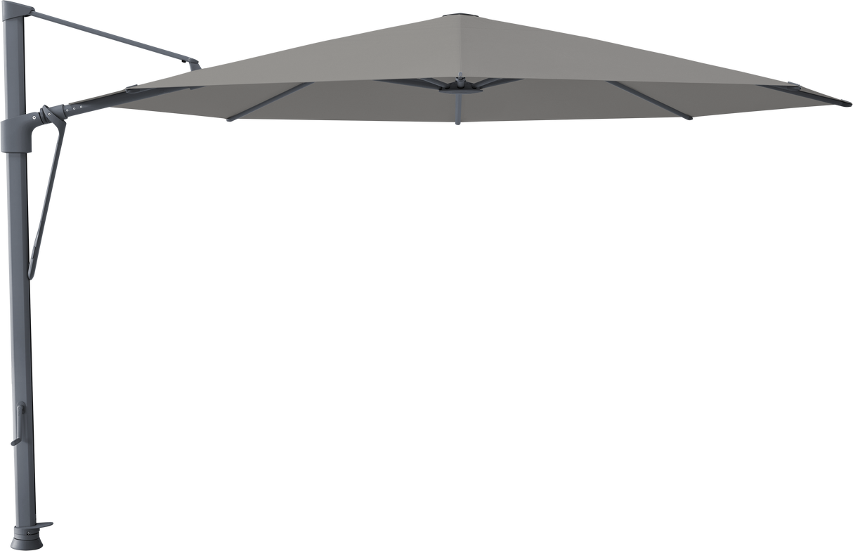 Glatz VITA Sfera Ampelschirm, Gestell Aluminium, seidengrau oder anthrazit pulverbeschichtet, Ø 375 cm