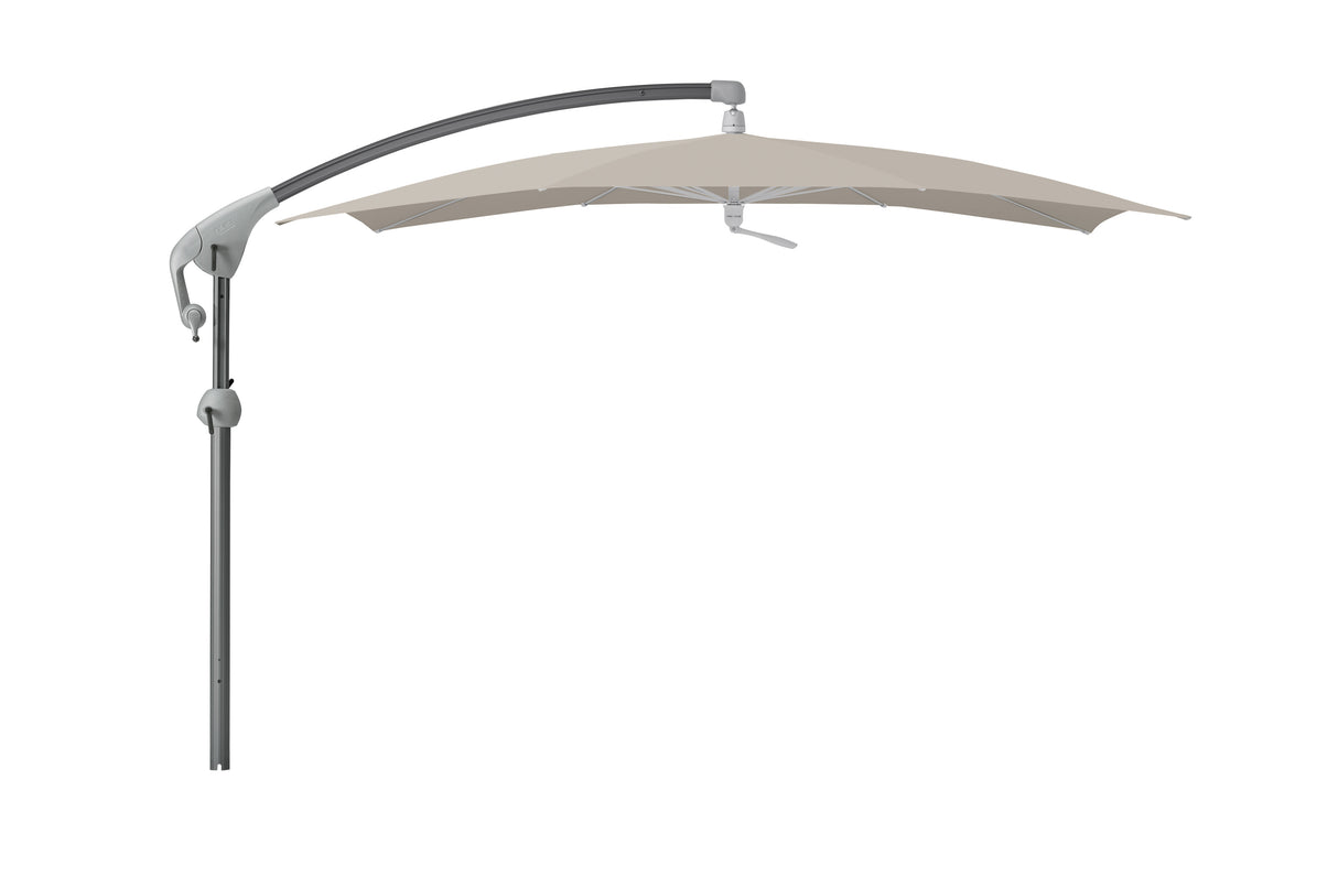 Glatz PENDALEX P+ Sonnenschirm, Gestell Aluminium, anthrazit pulverbechichtet- rechteckig