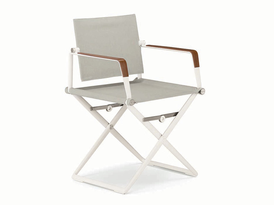 DEDON SEAX Armlehnenstuhl mit Holzdekor