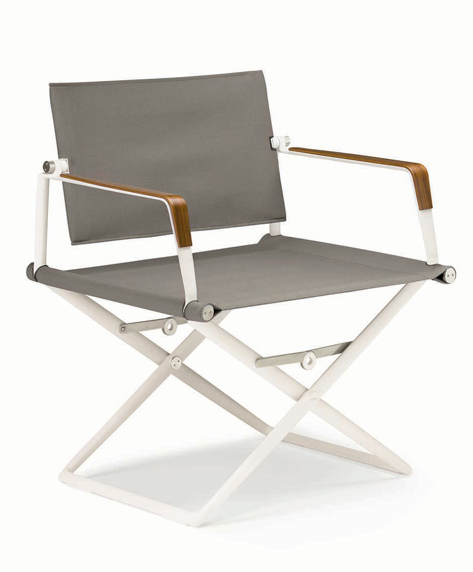 DEDON SEAX Sessel mit Holzdekor