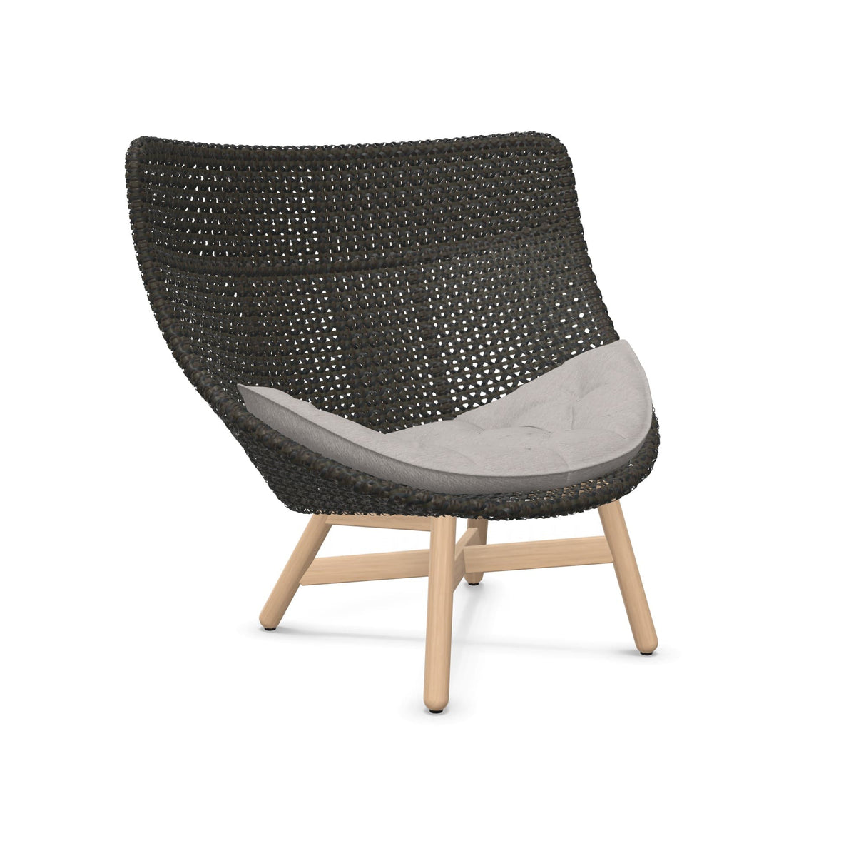 DEDON MBRACE Hochlehner Teak Gestell - Geflecht Arabica