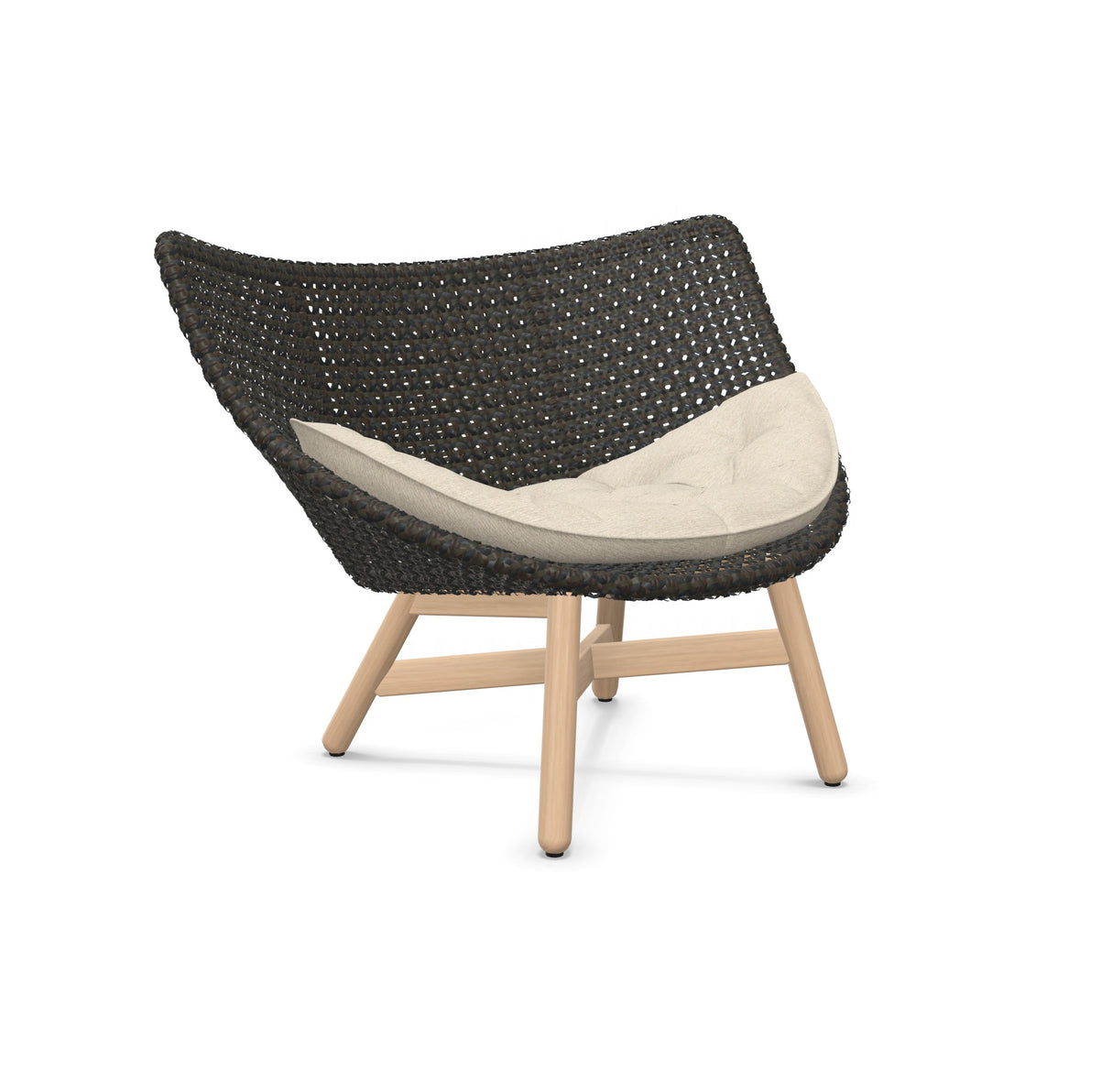 DEDON MBRACE Lounge Sessel Teak Gestell - Geflecht Arabica