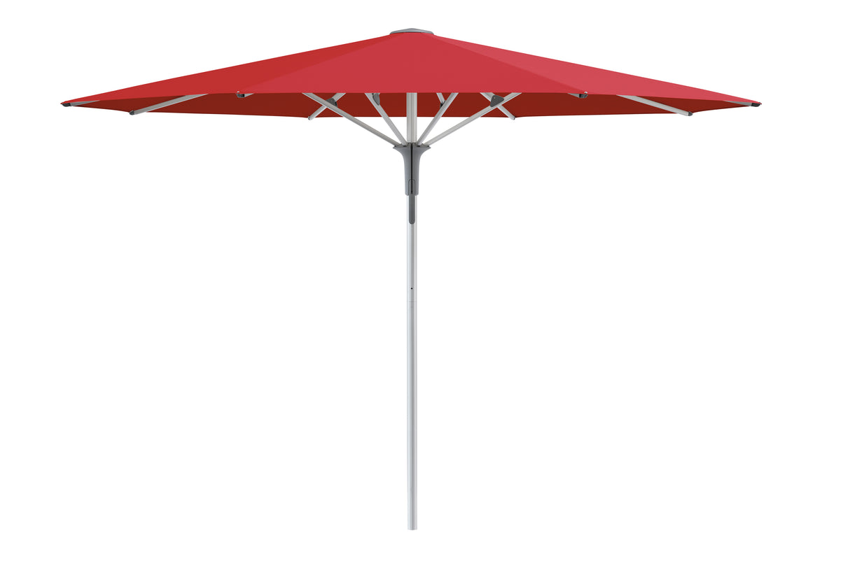 Glatz Gastronomieschirm - FORTERO Pro, Gestell Aluminium natureloxiert, Ø 350 cm, rund