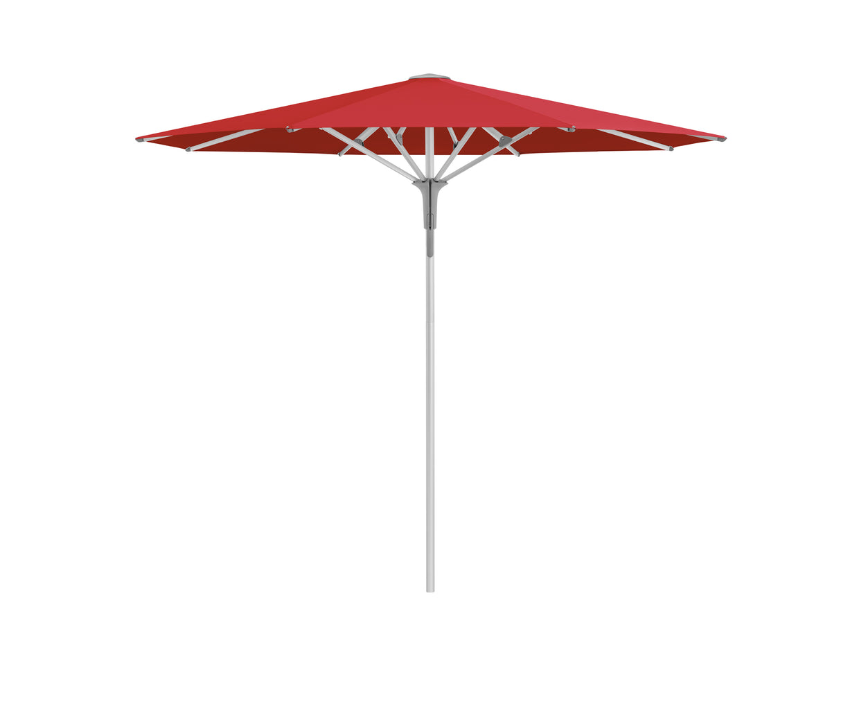 Glatz Gastronomieschirm - FORTINO Pro, Gestell Aluminium natureloxiert, Ø 250 cm - Ø 300 cm, rund