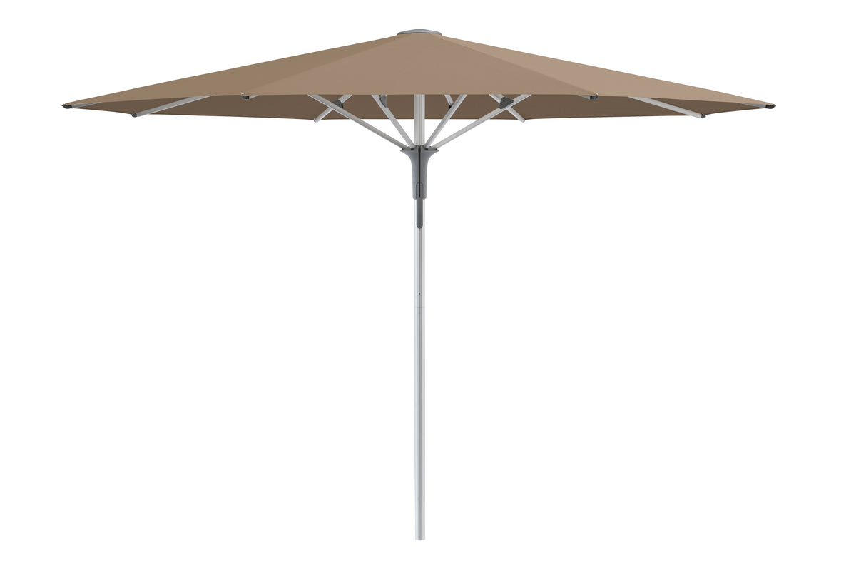 Glatz Gastronomieschirm - FORTERO Pro, Gestell Aluminium natureloxiert, Ø 350 cm, rund