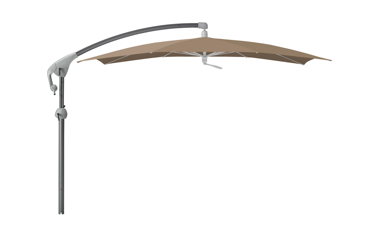 Glatz PENDALEX P+ Sonnenschirm, Gestell Aluminium, anthrazit pulverbechichtet- rechteckig