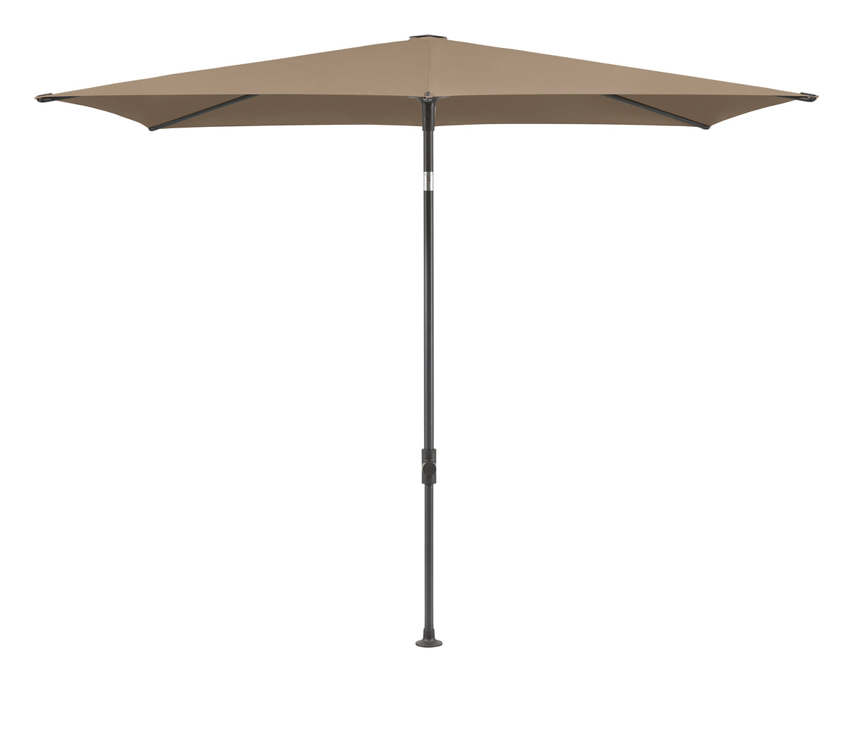 Glatz SMART Sonnenschirm anthrazit pulverbeschichtet - rechteckig