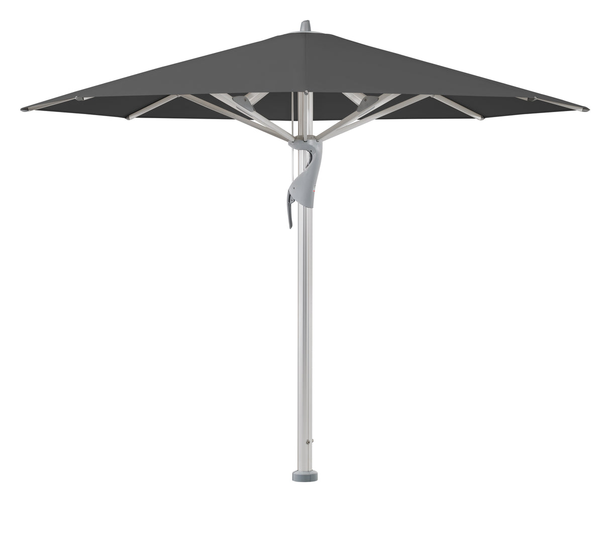 Glatz Großschirm - CASTELLO Pro, Gestell Aluminium natureloxiert, Ø 350 cm - Ø 600 cm, rund