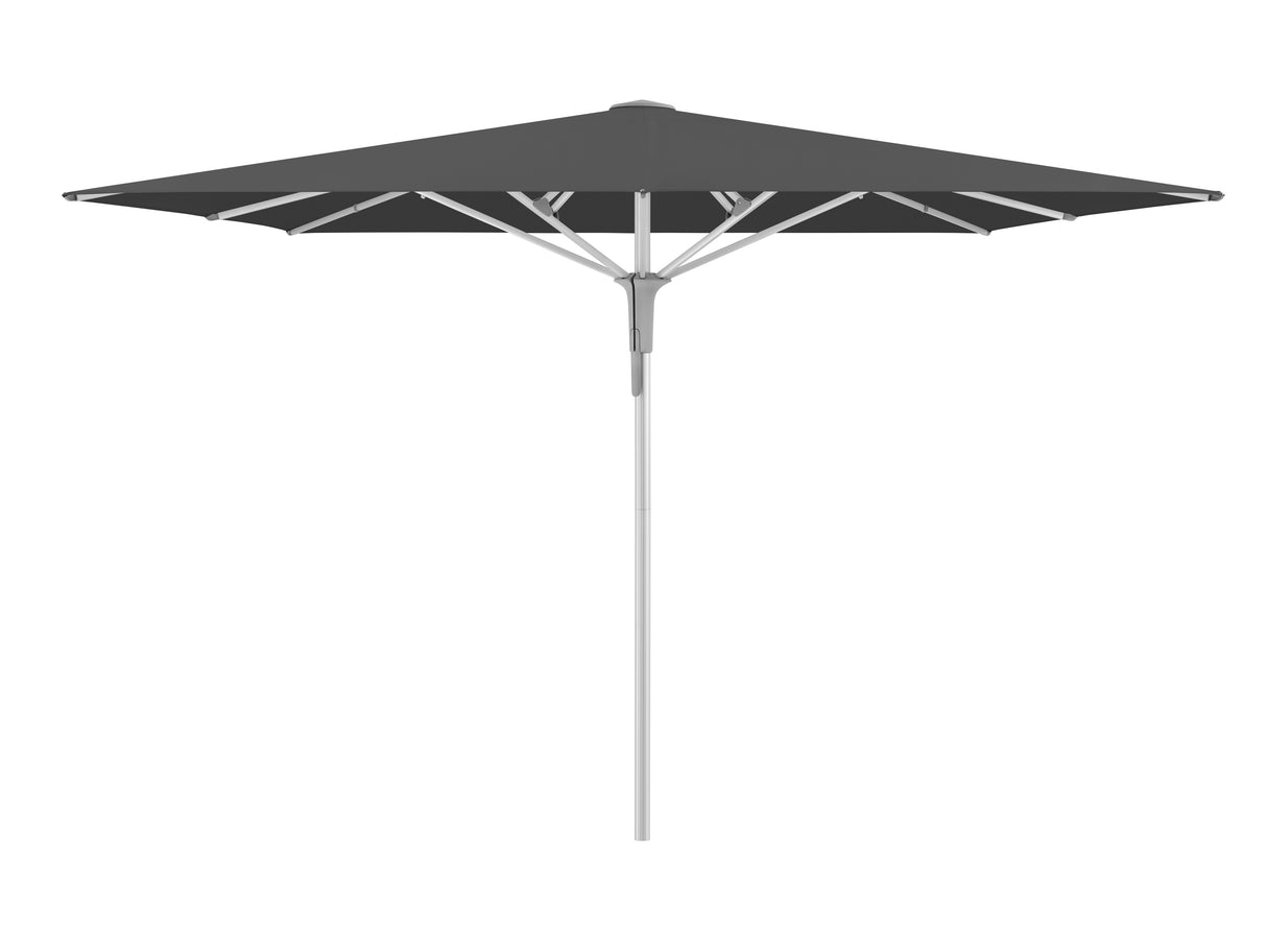 Glatz Gastronomieschirm - FORTERO Pro, Gestell Aluminium natureloxiert, 300 x 300 cm, quadratisch