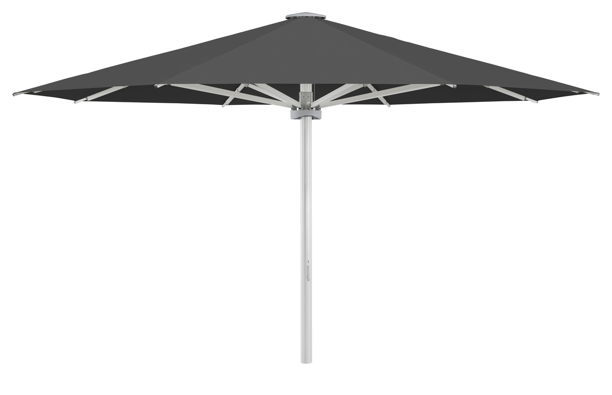 Glatz Großschirm - PALAZZO Noblesse/E, Gestell Aluminium natureloxiert, Ø 400 cm - Ø 700 cm, Motor - rund