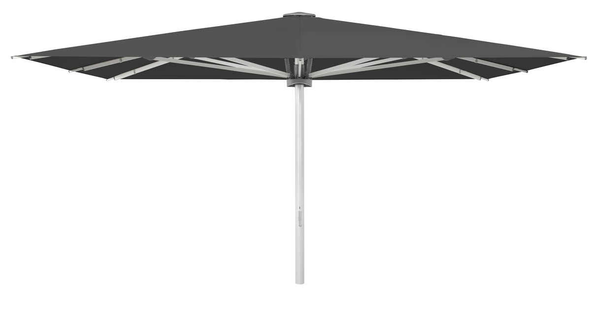 Glatz Großschirm - PALAZZO Noblesse/E, Gestell Aluminium natureloxiert, 450 x 350 cm - 600 x 500 cm, mit Motor - rechteckig