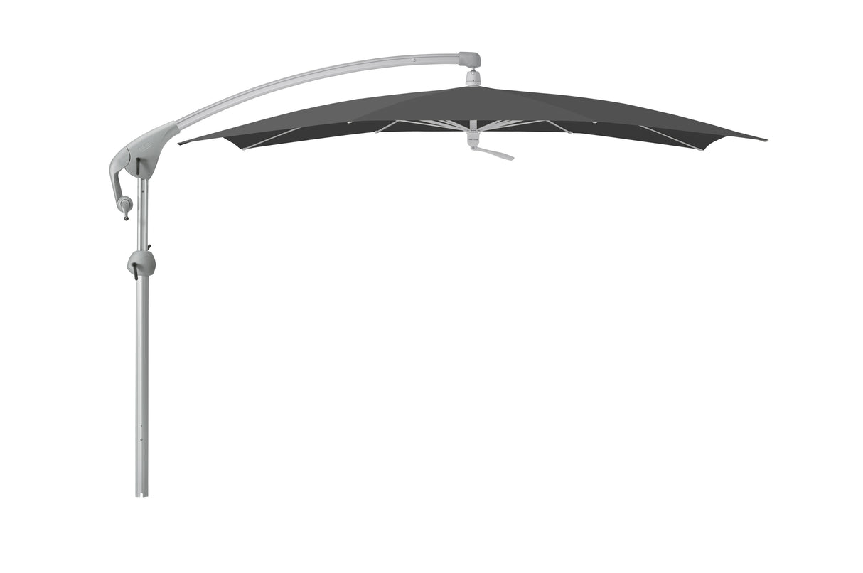 Glatz PENDALEX P+ Sonnenschirm, Gestell Aluminium natureloxiert - rechteckig