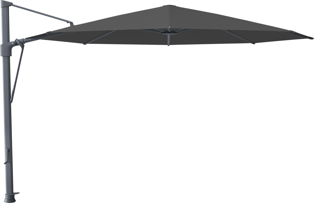 Glatz VITA Sfera Ampelschirm, Gestell Aluminium, seidengrau oder anthrazit pulverbeschichtet, Ø 375 cm