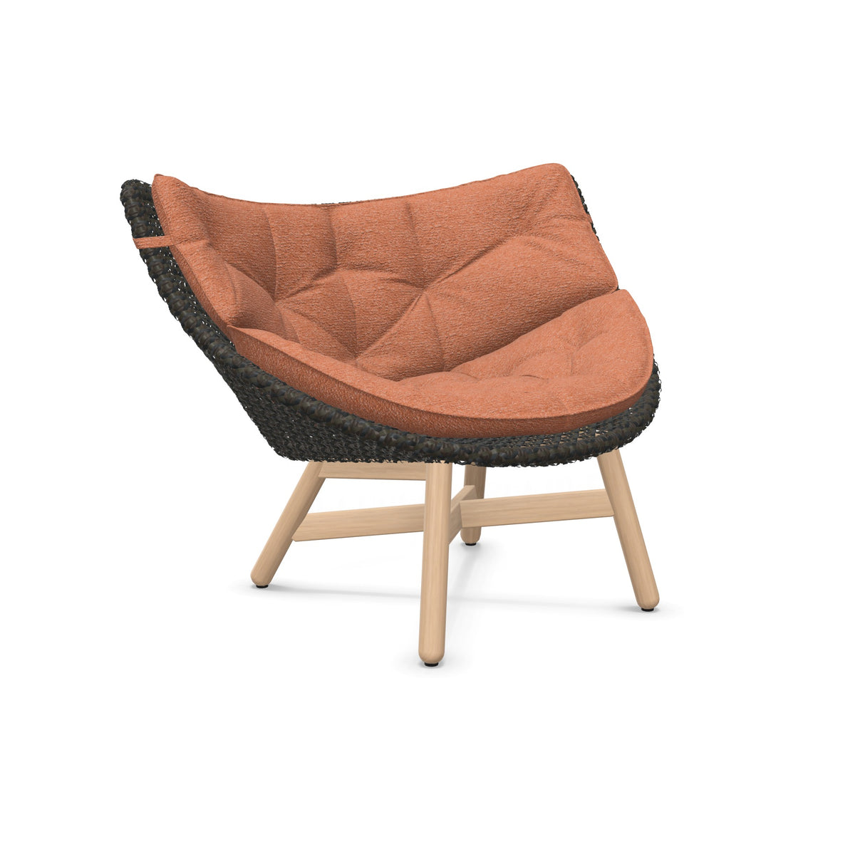 DEDON MBRACE Lounge Sessel Teak Gestell - Geflecht Arabica