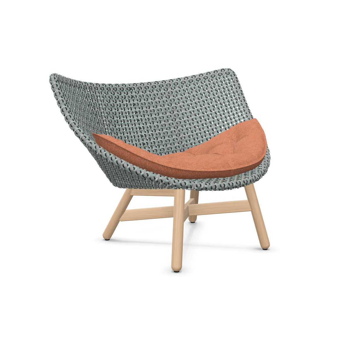 DEDON MBRACE Lounge Sessel Teak Gestell - Geflecht Baltic