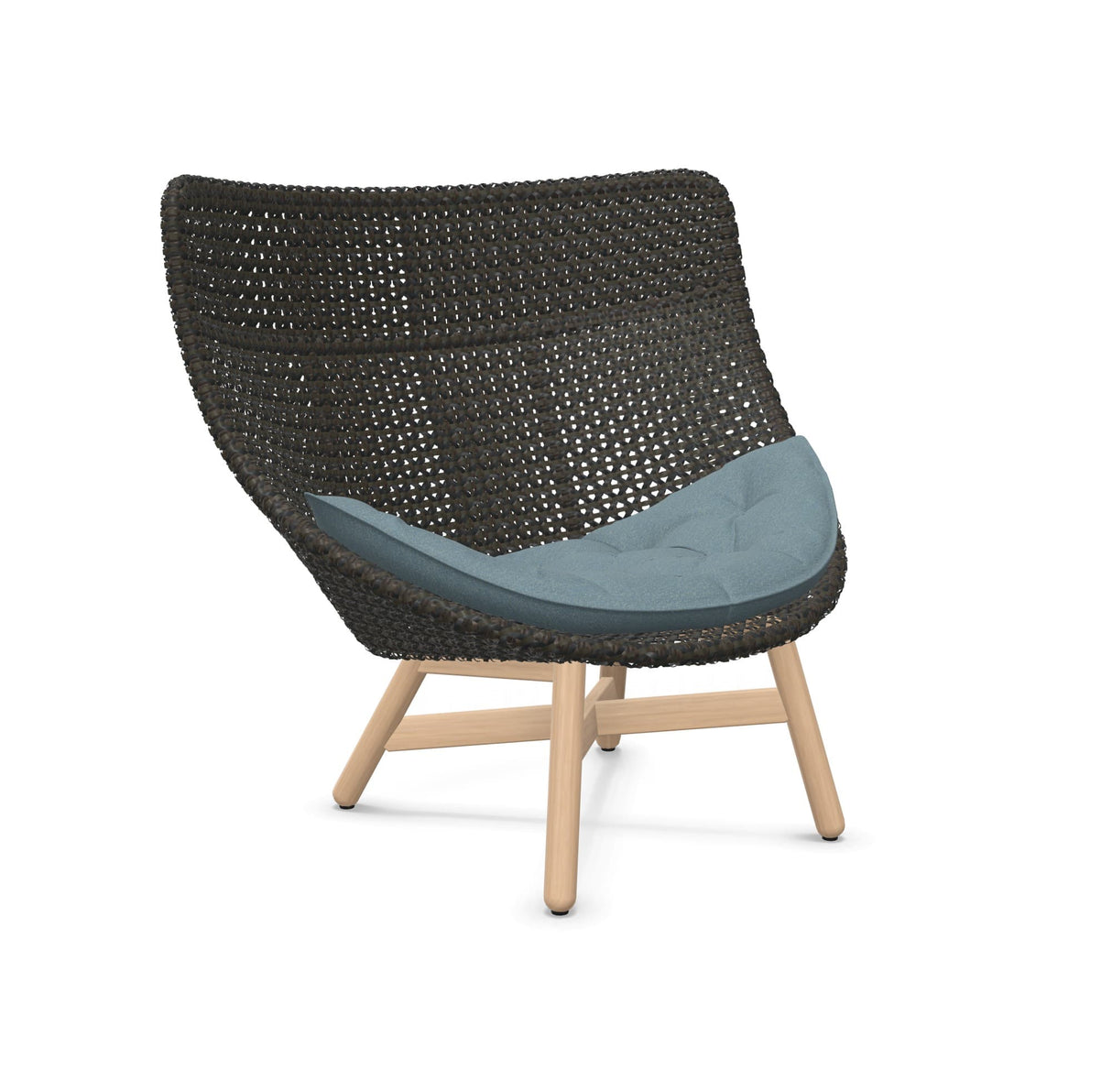 DEDON MBRACE Hochlehner Teak Gestell - Geflecht Arabica